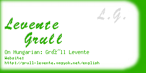 levente grull business card